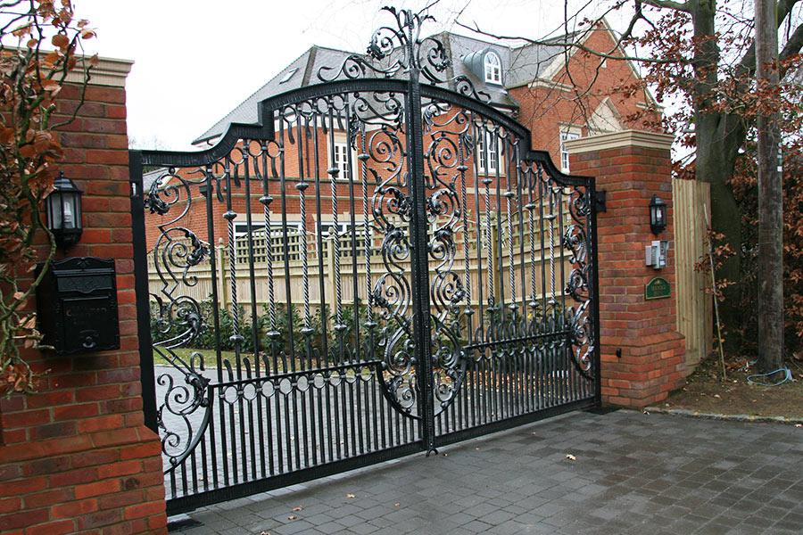 Iron Scroll Estate | Wrought iron gates – Model # 149-Taimco