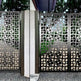 Laser Cut Artistic Floral Design Metal Side Walk Gate | Modern Fabrication Metal Yard Gate| Made in Canada – Model # 836-Taimco