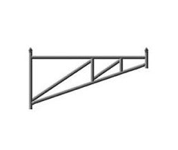 Manual Swing Z-Series Tubular Galvanized Steel Double and Single Barrier Gate | Made in Canada– Model # MSG 888-Taimco