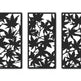 Maple Leaf Triptych Laser Cut Design | Wall Decorative Panels | Metal Art Accent - Model # WD914-Taimco