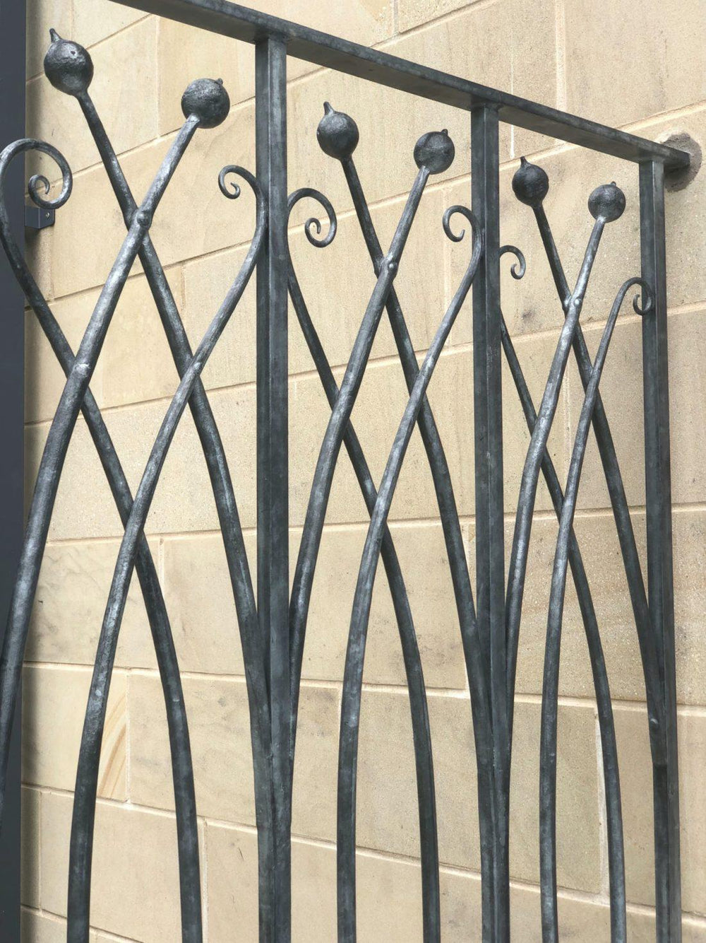 Meadow Wrought Iron Balcony Railing - Railing Balcony Panels - Lovley Design Rail - Made in Canada - Model # DRP992-Taimco