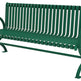 Metal Bench Aluminum Frame Cast & Steel Slat Seating | Model MB198-Taimco