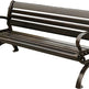 Metal Bench Aluminum Frame Casting & Steel Slat Seating | Model MB181-Taimco