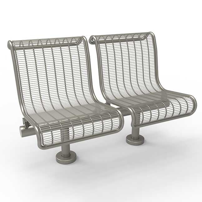 Metal Bench With Arm Rests | Model COLL1711-Taimco