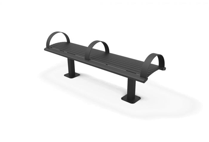 Metal Bench With Steel Tube Legs and Feet - Backless | Model MB223-Taimco