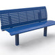 Metal Bench With Steel Tube Legs and Feet | Model MB209-Taimco