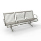 Metal Bench Without Arm Rests | Model COLL1712-Taimco