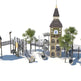 Mill Castle Theme Children Outdoor Playground Equipment and Slides | Model # PG4371-Taimco