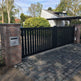 Modern Classic Metal Driveway Gate | Model # 102-Taimco