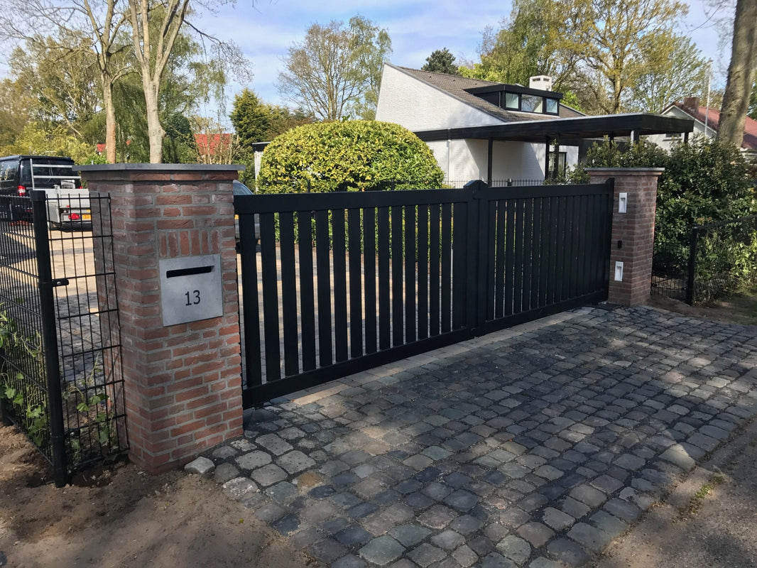 Modern Classic Metal Driveway Gate | Model # 102-Taimco