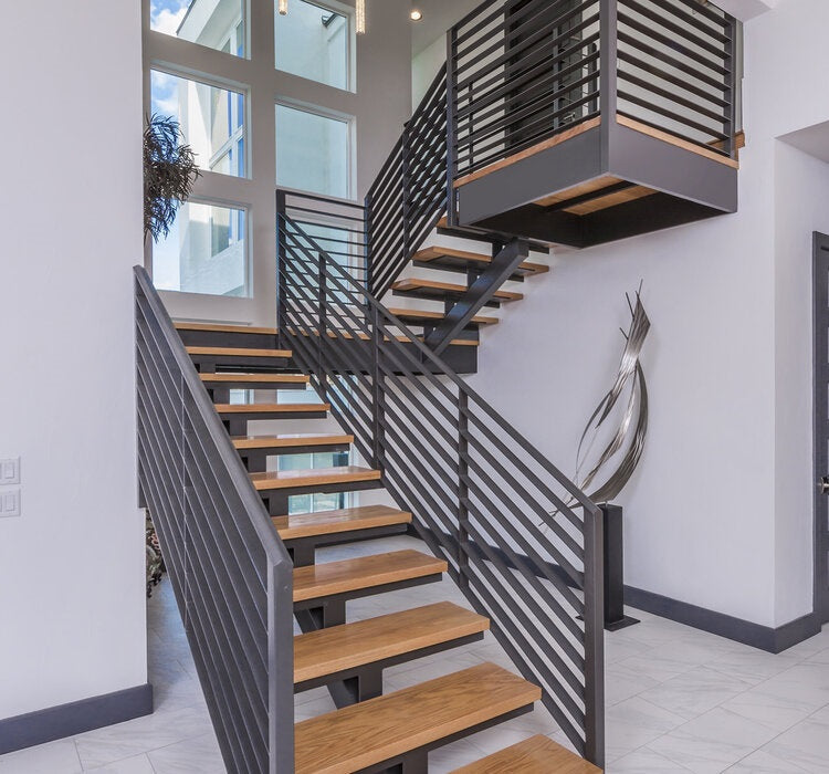 Modern design Stair Railing Panel | Hand Railing | Decorative Modern Railing | Made In Canada | Model # SRP1122-Taimco