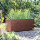 Modern Long Box Steel Planter |Classic Garden Planters Pots for Indoor, Outdoor &amp; Commercial Use| Made in Canada –Model # P597-Taimco
