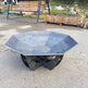 Modern Solid Steel Octagon Design Fire Pit | Classic Fabrication Wood Burning Fire Pit | Made in Canada – Model # WBFP652-Taimco
