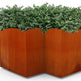 Modern Unique Design Steel Metal Planter Box |Classic Garden Planters Pots for Indoor, Outdoor &amp; Commercial Use| Made in Canada –Model # P599-Taimco