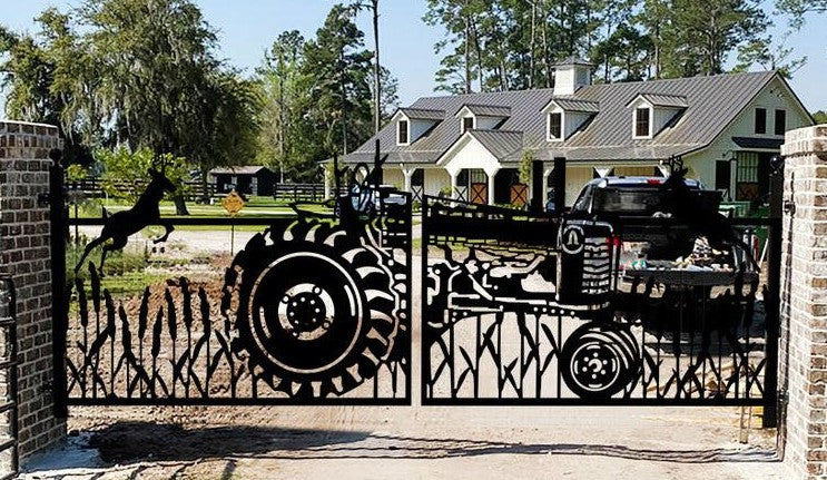 Moline Tractor Driveway Gate | Model # 052