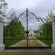 Monte Caplone Wrought Iron Entrance Gate | Model # 084-Taimco