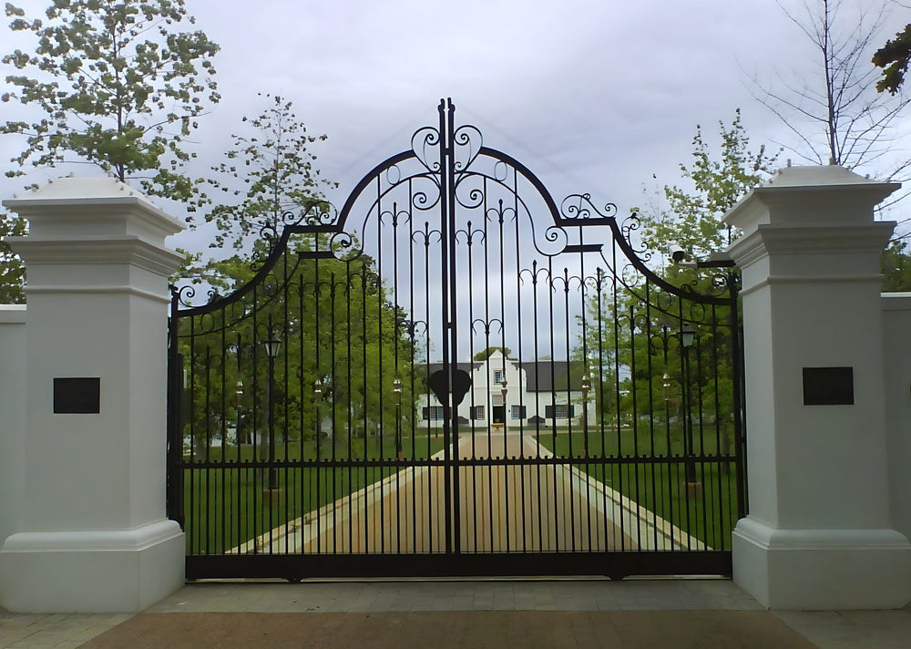 Monte Caplone Wrought Iron Entrance Gate | Model # 084-Taimco