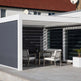 Motor Corner Against Louver Pergola | Model # CA104-Taimco