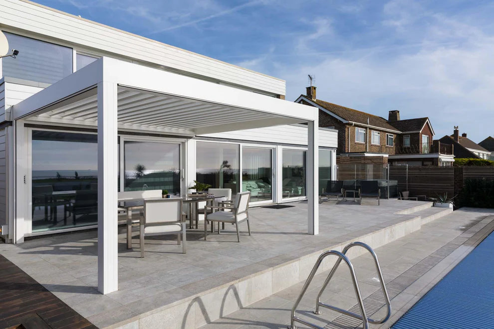 Motor Only Roof Louver Pergola | Model # OR105-Taimco