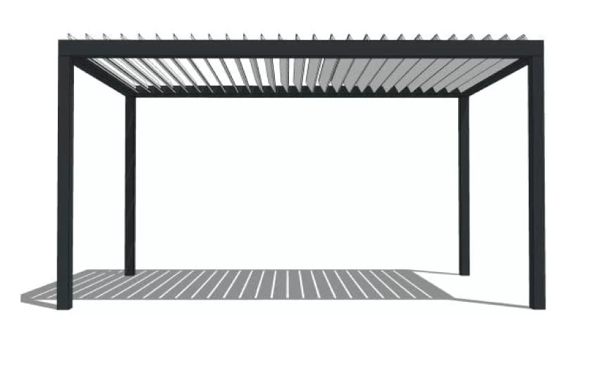 Motor side Louver Pergola | Model # FS102-Taimco