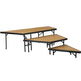 National Public Seated Choral Riser System 3 Tier - Hard Board Tier Deep 36" - Model NPSHB36-Taimco