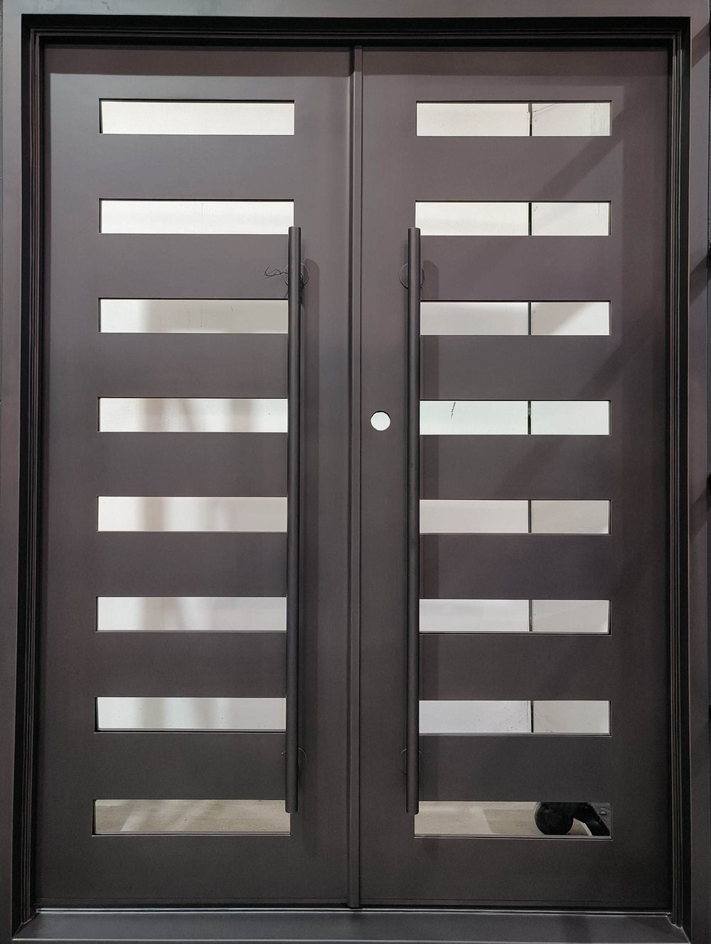 New Modern Iron Door Style | Square Top With kickplate | Model # IWD 922-Taimco