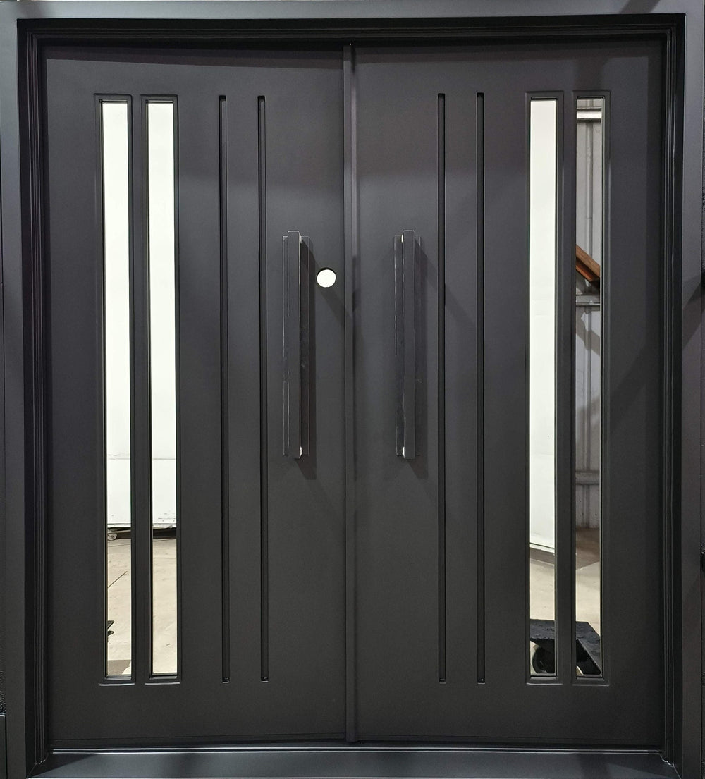 New Modern Iron Door Style | Square Top With kickplate | Model # IWD 926-Taimco