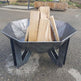 Octagonal Design Wood Burning Fire Pit | Heavy Duty High-Heat Black Steel Fire Bowl | Made in Canada – Model # WBFP632-Taimco