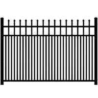 Ornamental Aluminum Finials Fence Panel - Model # FP949-Taimco