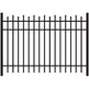 Ornamental Aluminum Finials Fence Panel - Model # FP951-Taimco