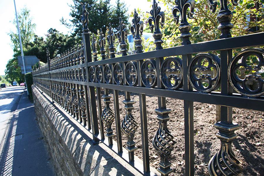 Ornamental Fence Panel - Wrought Iron Fence | Heavy Duty Metal Fence | Made in Canada – Model # FP922-Taimco