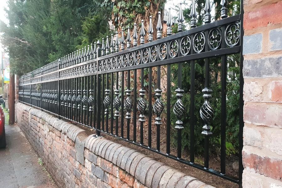 Ornamental Fence Panel - Wrought Iron Fence | Heavy Duty Metal Fence | Made in Canada – Model # FP922-Taimco