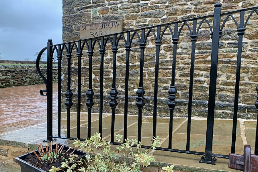 Ornamental Fence Panel - Wrought Iron Fence | Heavy Duty Metal Fence | Made in Canada – Model # FP923-Taimco