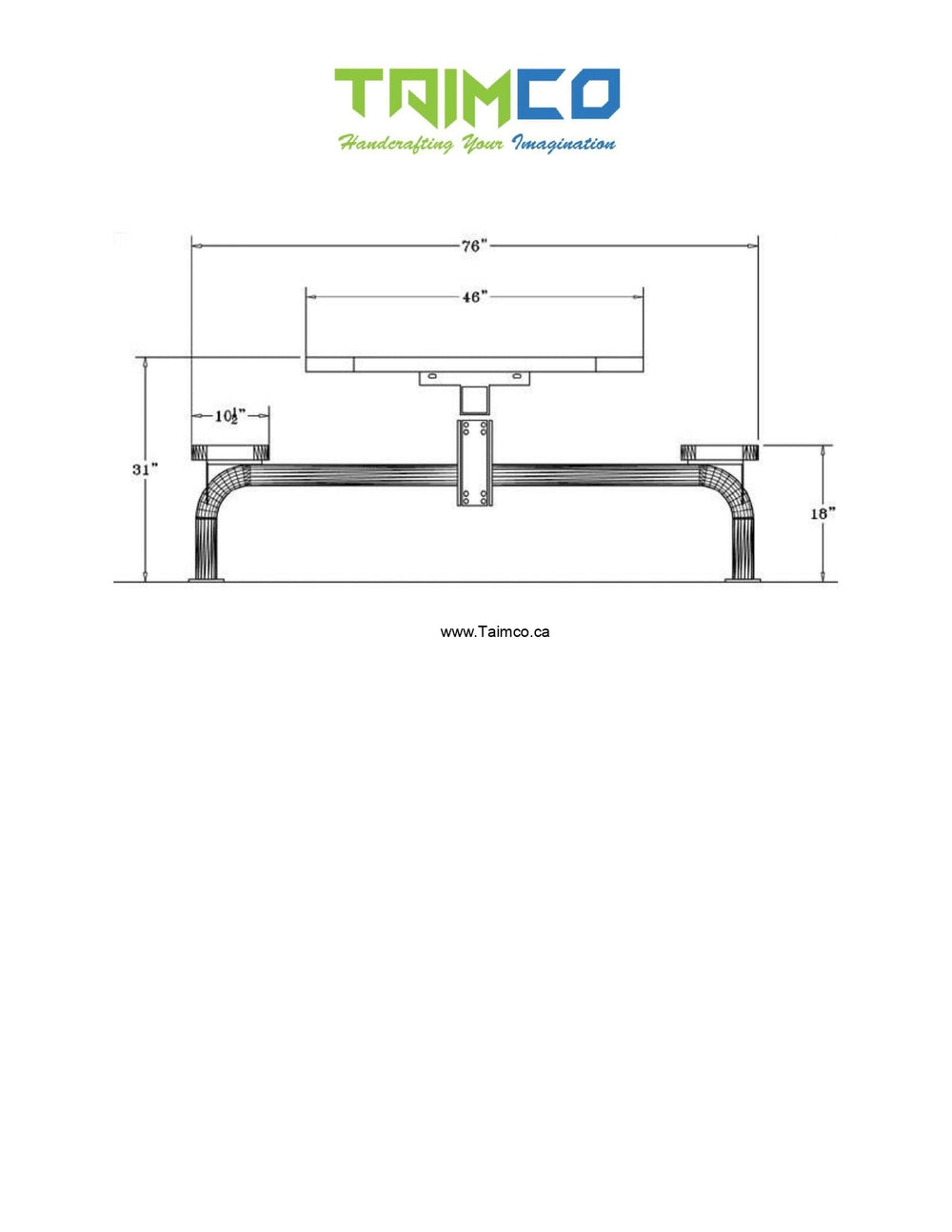 Outdoor Round Accessible Picnic Tables | Picnic Table & Seat | Model ADAPT228-Taimco