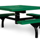 Outdoor Square Accessible Picnic Tables | Picnic Table & Seat | Model ADAPT231-Taimco