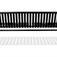 Pack of 5 Commercial metal Bench Top and Back Steel Slatted | Model MB217-Taimco