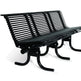 Palmetto Bench Steel Top and Back Steel Slat | Model MB211-Taimco