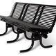 Palmetto Bench Steel Top and Back Steel Slat | Model MB211-Taimco