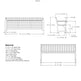 Park Bench Steel Frame & Wood Slats Seating | Model MB203-Taimco