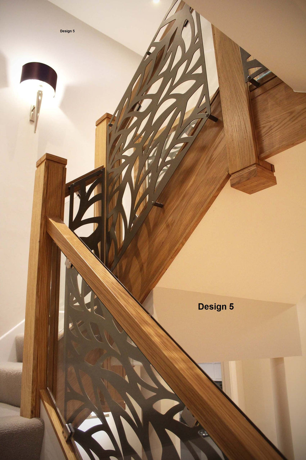 Plasma Cut Metal Stair Railing Panel | Hand Railing | Decorative Modern Railing | Made In Canada | Model # SRP1102-Taimco