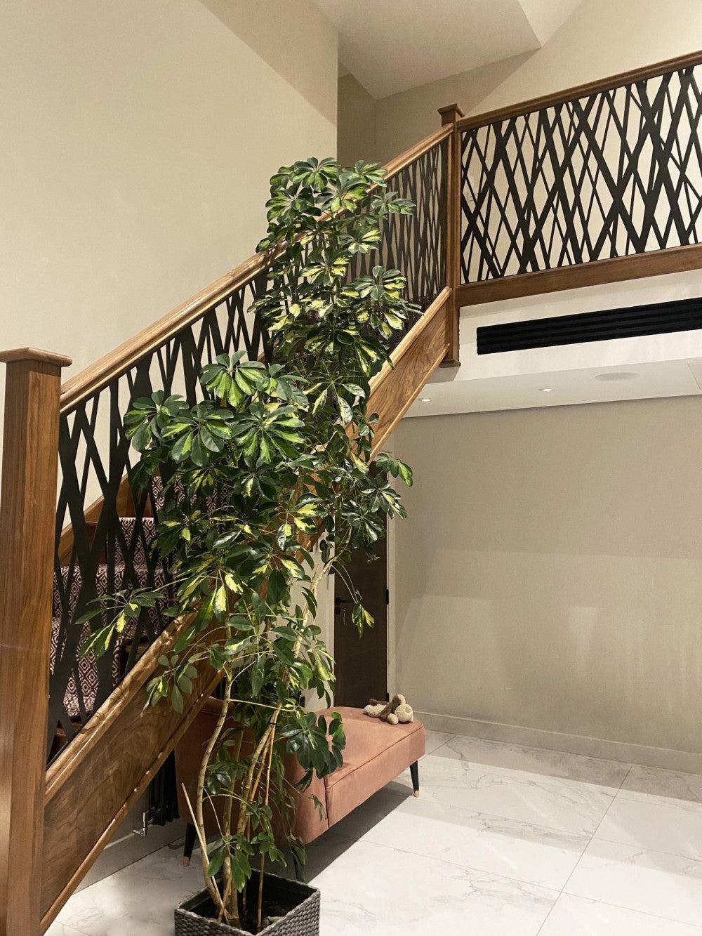 Plasma Cut Metal Stair Railing Panel | Hand Railing | Decorative Modern Railing | Made In Canada | Model # SRP1113-Taimco