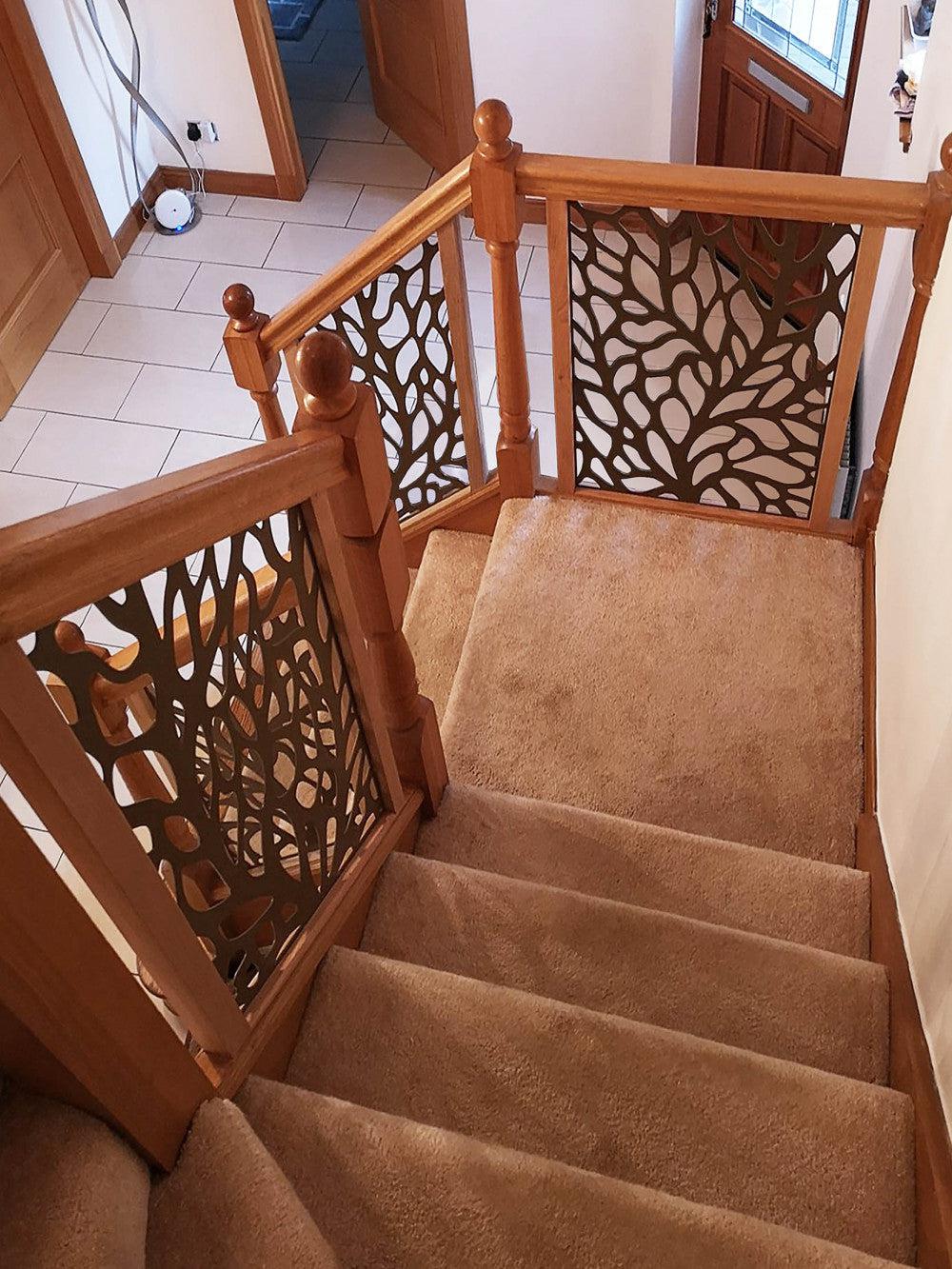 Fancy Hand Railing Plasma Cut Metal Stair Railing Panel | Hand Railing | Decorative Moder
