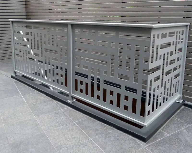 Plasma Cut Metal Stair Railing Panel | Hand Railing | Decorative Modern Railing | Made In Canada | Model # SRP1123-Taimco