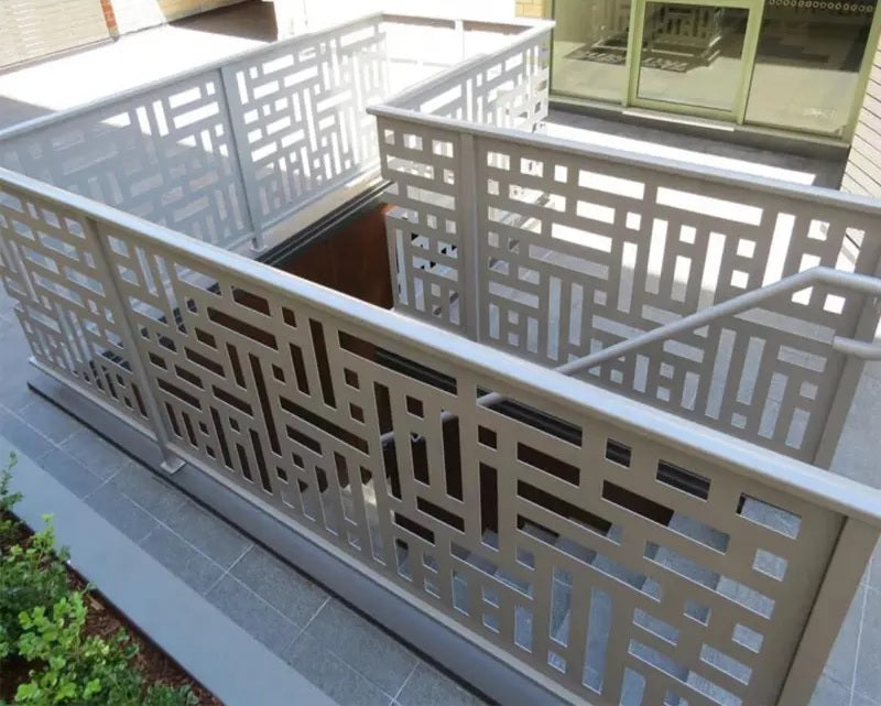 Staircase Railing Panel Plasma Cut Metal Stair Railing Panel | Hand Railing | Decorative Moder