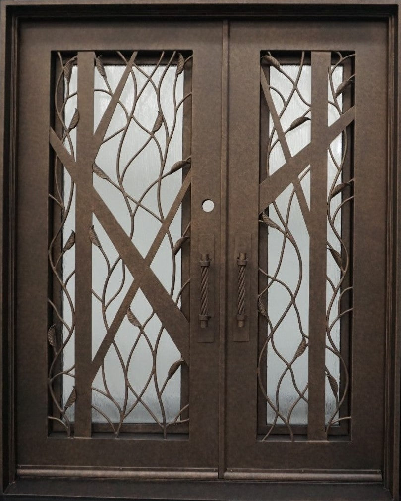 Plasma Cut steel Door | Square Top | Made in Canada | Model # IWD 902-Taimco