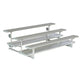 Preferred Tip and Roll Low Rise Aluminum Bleachers System - Model BLECLPTNR23-Taimco