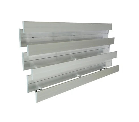 Preferred Tip and Roll Low Rise Aluminum Bleachers System - Model BLECLPTNR23-Taimco