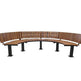 Public Modern WPC Wood Garden Park Bench | Model COLL1699-Taimco