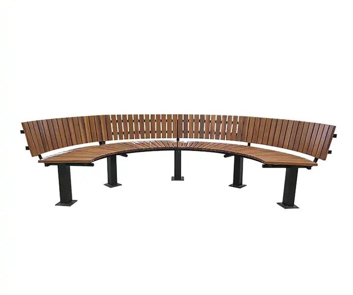 Public Modern WPC Wood Garden Park Bench | Model COLL1699-Taimco