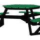 Recycled Plastic Top Accessible Picnic Tables | Picnic Table & Seat | Model ADAPT227-Taimco